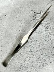 ステンレスピンセット 202mm ソイルスティック兼用 ヘアーライン仕上げ  園芸用 盆栽 洋蘭 富貴蘭 / ネコポス便可