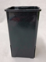 EGスリット鉢 EG-ROSE  12cm  4号  黒　ロングタイプ　10個セット