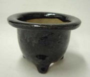 京楽焼　富貴蘭鉢　3.0号