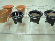 富貴蘭用　置き掛け枠　10個掛け　3.3-3.5号用 63.3x26.6x13.2cm(H)