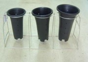 寒蘭専用　蘭掛け　5.5-6.5号用　3個掛け　寒蘭　掛 63x19.5x29.2cm(H)