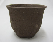 山草鉢　生地焼　砂入り　3.0号