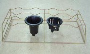 万年青掛け　4.0号用　8個掛け 62.5x30x14.3cm(H)