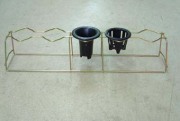 万年青掛け　3.5号用　5個掛け 63x12.2x13.3cm(H)