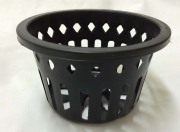 穴鉢 17cm ダイヤ+横スリット　黒 10個 富貴蘭 多肉植物 サボテン 洋蘭 原種