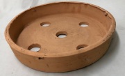 素焼き鉢　皿鉢　10号　手作り品