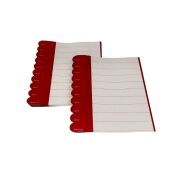 貼りラベル 100シート (1000枚) 赤色(レッド) 20ｘ180ｍｍ/ネコポス便可