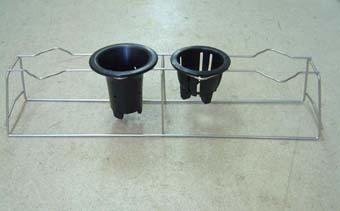 万年青掛け　4号用　4個掛け 63x13.5x13.5cm(H)