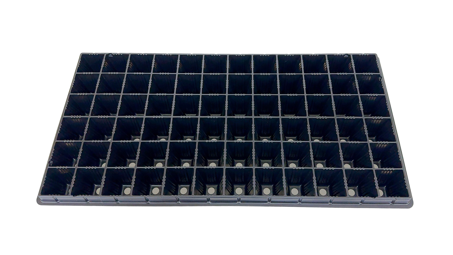 タキイ　根巻防止トレー　黒（ブラック）ワンウェイセルトレー　プラグトレー セルトレー　72穴  1枚　種まき さし芽