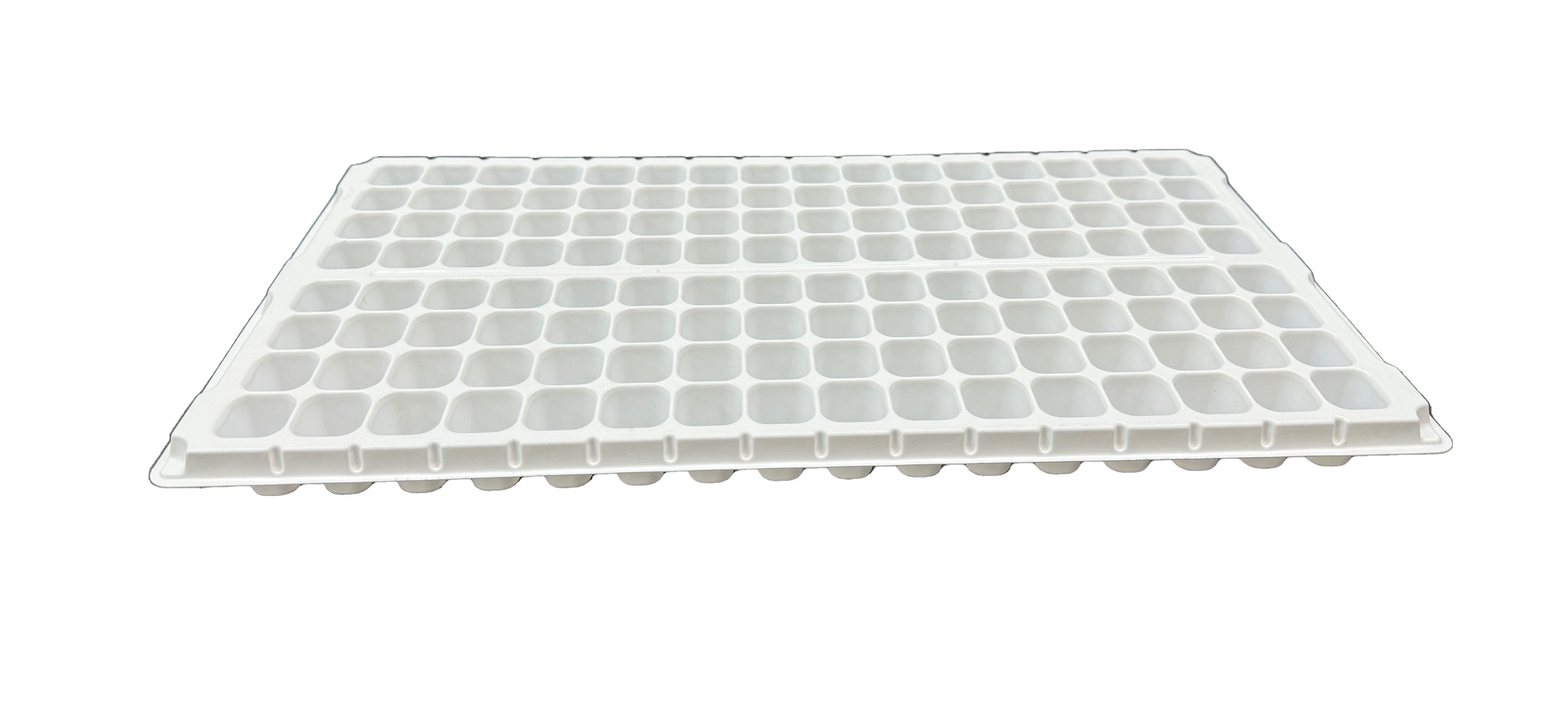 セルトレーPP　128穴　白　角穴（US・インチタイプ）　アンドウケミカル