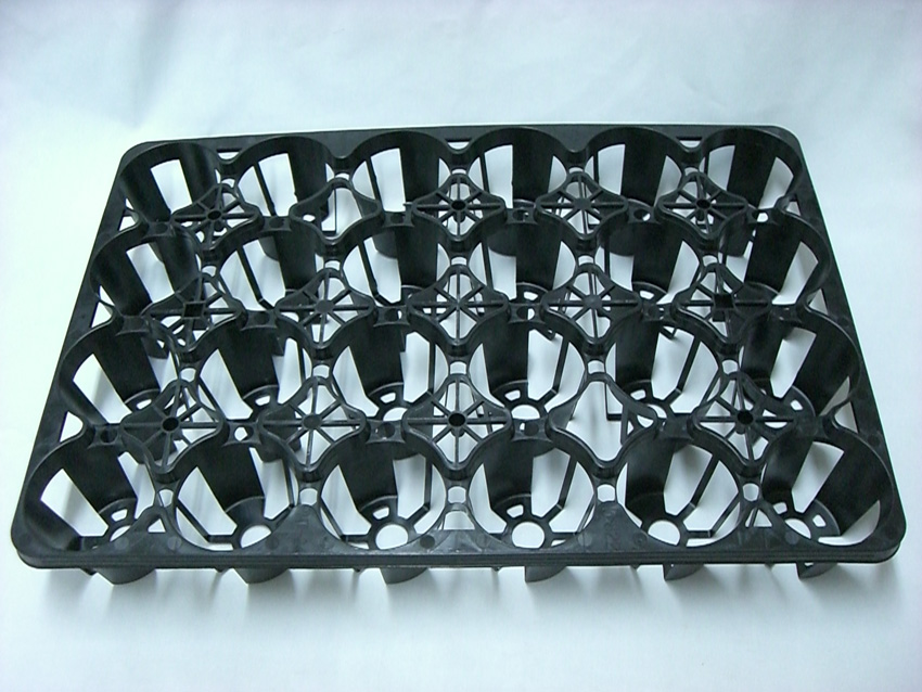 トレー　24穴　PMT-24　黒（ブラック）　プラスチックトレイ