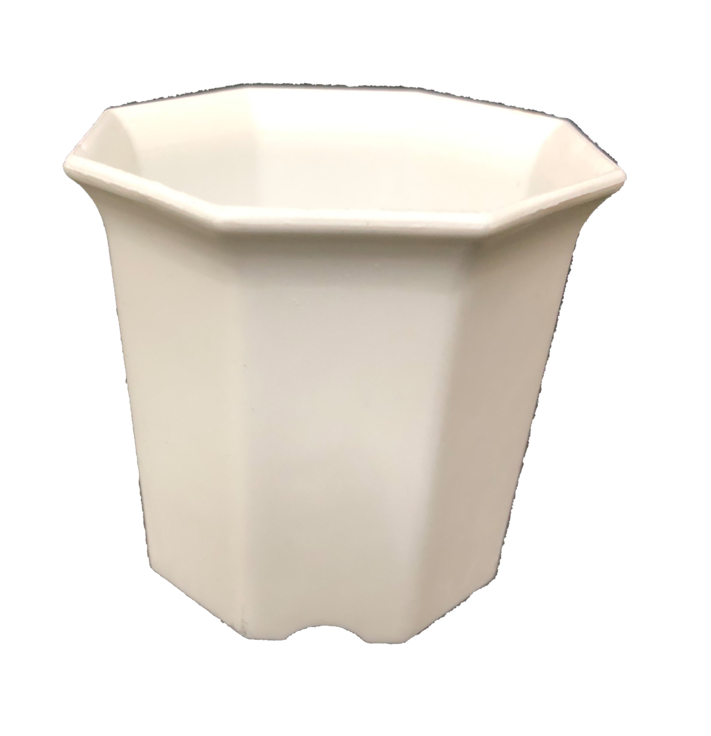 シャトル鉢　白　2寸　八角型　8角　500個セット　多肉　サボテン　プラ鉢