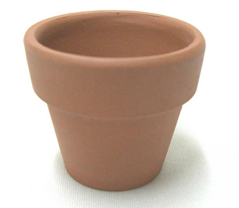 小品盆栽　仕立鉢　シオン鉢　1.5号　500枚セット　硬質素焼き鉢