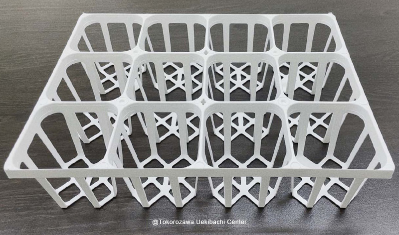 システムトレー　12穴　90CS ハーフ　白（ホワイト）　プレステラ90対応