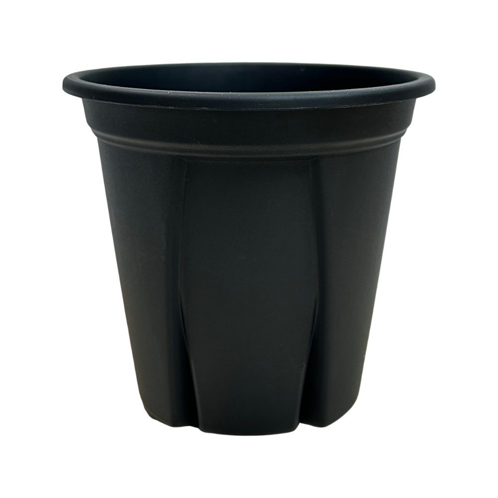 根っこつよし　3号　黒（ブラック)　400個入り　ラベルレス　スリット入りプラ鉢