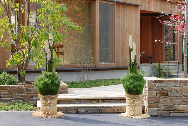 日本の門松 関東150cm 販売 通販 全国発送 大きい観葉植物専門店 ガーデントロピカ