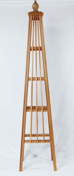 オベリスク　ピラミッドタイプ　「シンプルロッド3」サイズ：L（高さ１92cm、幅４３cm、奥行き４３cm）