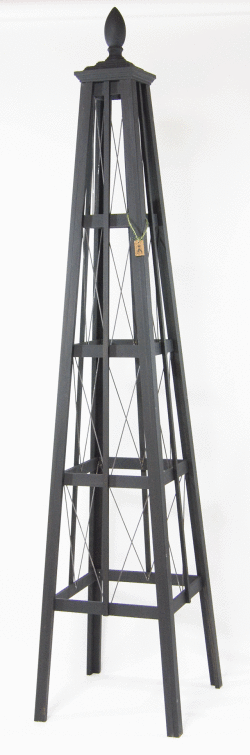 オベリスク　ピラミッドタイプ　「ワイヤードV」サイズ：L（高さ１92cm、幅４３cm、奥行き４３cm）