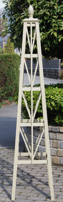 木製オベリスク ピラミッドタイプ 「リーフ」サイズ：L（高さ192cm