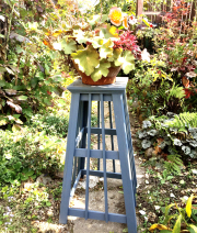 フラワースタンド オベリスクタイプ　Ｔモデル　　サイズS(高さ60cm,天面23cm角、底面34cm角）