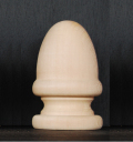 WRC材　フィニアル　オベリスク用　「ドングリ」サイズ：高さ14cm　幅8.5cm