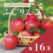 【予約販売】ふじりんご秀　5キロ【16玉】(11月中旬より発送)