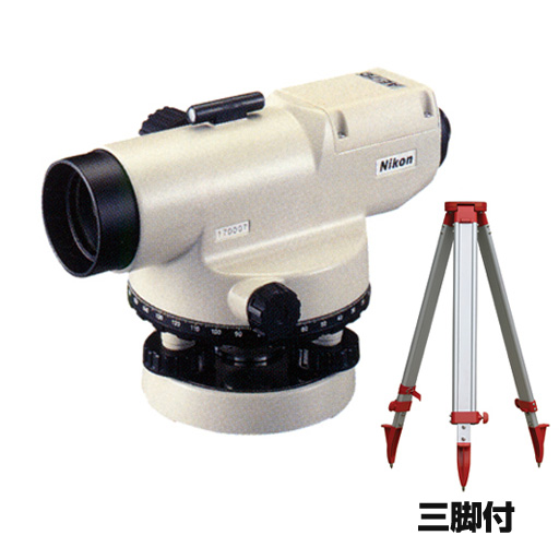 ニコン・トリンブル オートレベル AE-7C 三脚付 倍率30倍  [JSIMA認定事業者提携店]