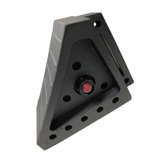 4t車用タイヤ止め タイヤストッパーLED＋　（1個）  AR-4057  アラオ