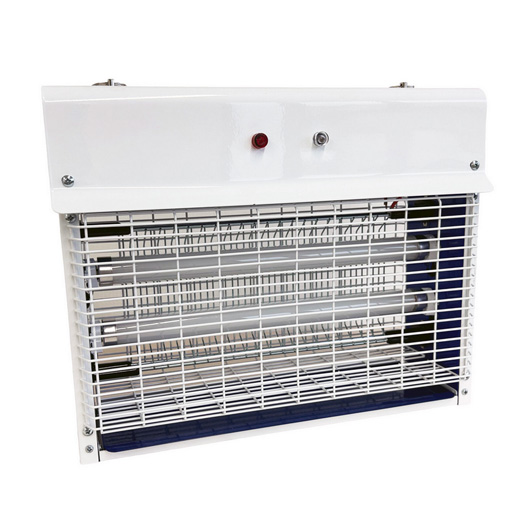 電撃 ecoムシ殺虫器シリーズ　ムシ殺虫器(光センサー)20W  PC-020N  プロモート ［個人宅宅配不可］