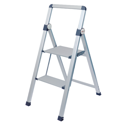 上枠付片面式アルミ踏台  スリムミニ  PSL-2DFSM  フローバル