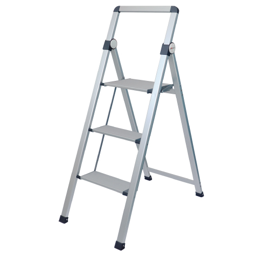 上枠付片面式アルミ踏台  スリムミニ  PSL-3DFSM  フローバル