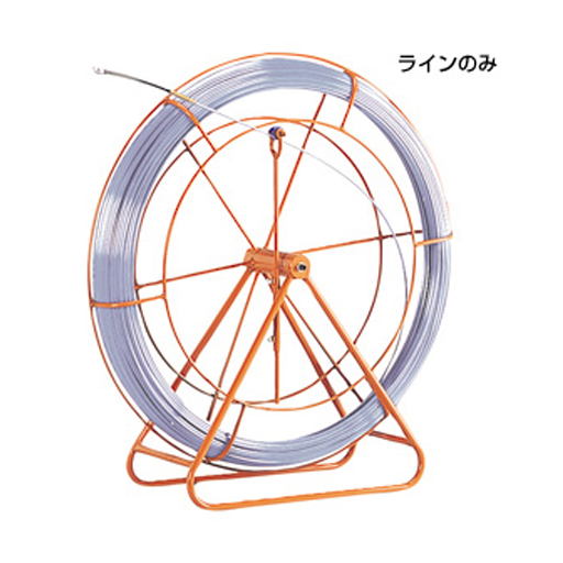 シルバーグラスライン 線径φ9mm 長さ100m GW-0910線のみ FRP製／PP被覆タイプ ジェフコム