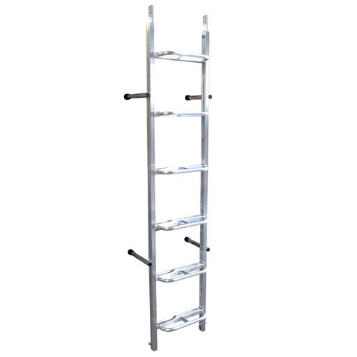 垂直アルミステップ  連結部 2.0m 連結ピン付  HAS-2.0  ホーシン　[個人宅宅配不可]