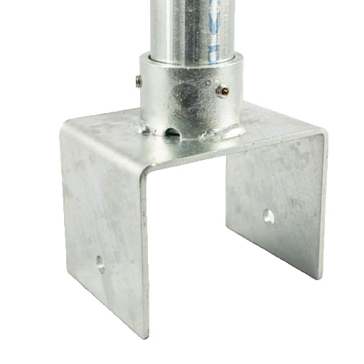 パイプ支柱取付金具 120mm巾用 21-120Ｗジョイント工業