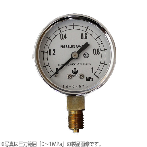 木幡計器製作所 圧力計 φ60／A型 AT 1／4 60 0-4.0MPa