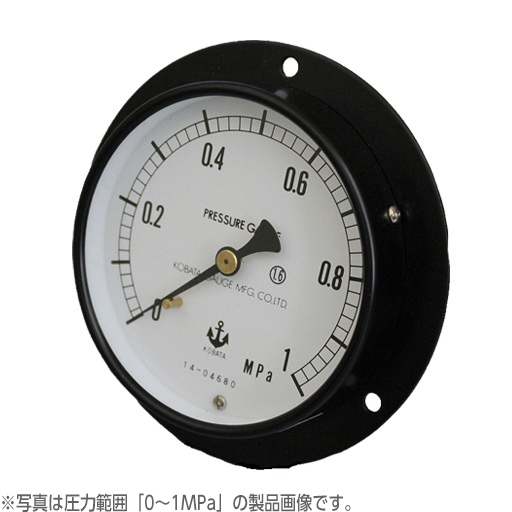 木幡計器製作所 圧力計 真空計 φ100／D型 DU 1／2 100 -0.1 - 0MPa