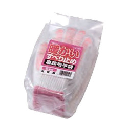 防寒手袋 軍手タイプ 裏起毛すべり止め手袋 2756 5双組×5組 川西工業