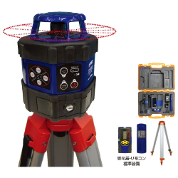 アックスブレーン AX BRAIN 測量・測定機器 水平回転レーザーレベル PL-600H 標準付属：受光器／三脚
