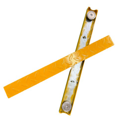 敷鉄板用車輪止め アイアンストッパー ２本セット (磁石２個付属／本)  AR-2505  アラオ