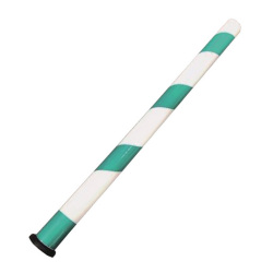 重機接触防止装置 重機安全ポール　 緑／白（1本）  AR-1351  アラオ