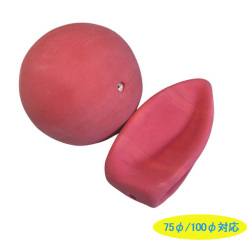 水張り試験用ボール みずはり玉 （赤）75φ~100φ 10個セット  AR-2919  アラオ