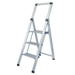 上枠付片面式アルミ踏台  スリム  PSL-3DF  フローバル