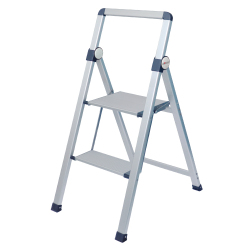 上枠付片面式アルミ踏台  スリムミニ  PSL-2DFSM  フローバル