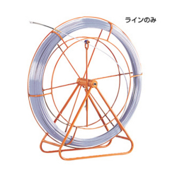 シルバーグラスライン 線径φ9mm 長さ100m GW-0910線のみ FRP製／PP被覆タイプ ジェフコム