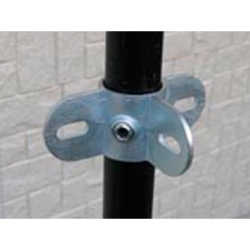 単管接続用 3方ボルト止め金具 S-8-1E【ジョイント工業】締付：ホーローセット（イモネジ）