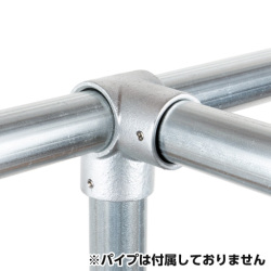 単管接続金具 4方出1ケ所貫通 Z-1-3K 溶融亜鉛メッキ ジョイント工業