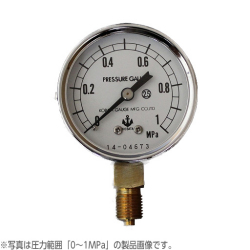 木幡計器製作所 圧力計 φ60／A型 AT 1／4 60 0-4.0MPa