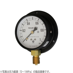木幡計器製作所 圧力計 真空計 φ75／B型 BT 3／8 75 -0.1 - 0MPa