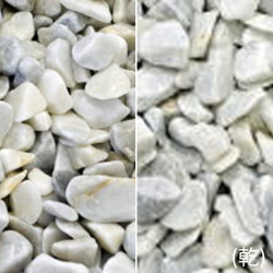 ヤマト玉砂利　銀彩（ぎんさい）　18kg