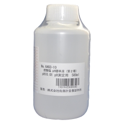 佐藤計量器 pH計 標準液 炭酸塩標準液 pH10.01 6403-10